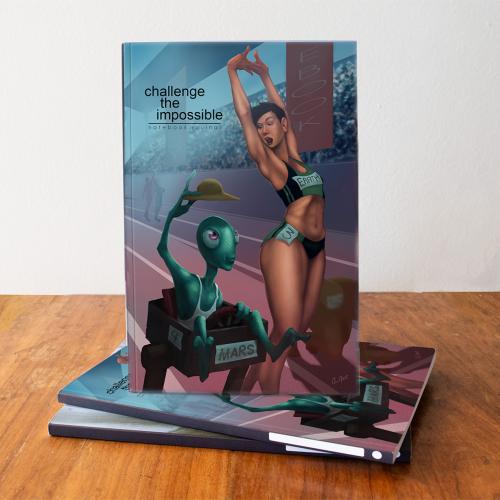 Alienrace notebook cover view