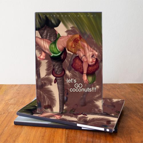 coconuts notebook cover view