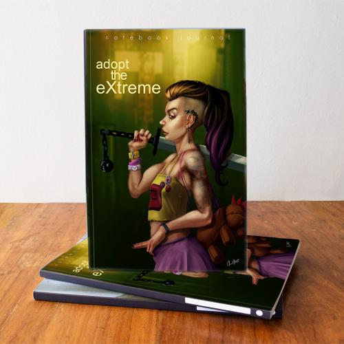 extreme notebook cover view