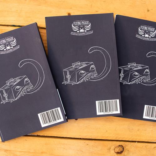 purplerogue notebooks three back