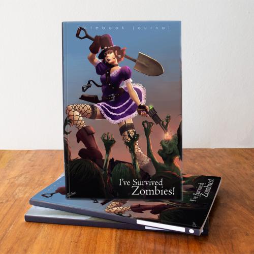zombiewestern notebook cover view