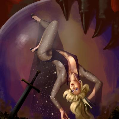 Fanart Daphne Dragons Lair-lowRes--juan-alberto-juanalbertoart