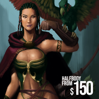 halfbody from 150 juanalbertoart